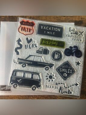 THE LONG Way Home stamps  - close to my heart - used